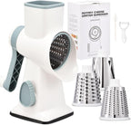 Rotary Cheese Grater with Handle Kitchen Shredder Slicer Grater Slicer Ice by Ziweaye
