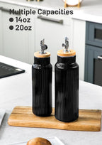 Nucookery 20oz Ceramic Olive Oil Dispenser Bottle - Image 7