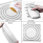Rolling Pins, Stainless Steel Dough Roller, Rolling Pin and Silicone Baking - Image 3