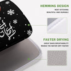 Winter Snowman Dish Drying Mat, Christmas Snow Dish Drying Mat - Image 4