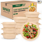 100 Piece Meal Prep Bowl Containers by GlotochExpress