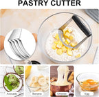Stainless Steel Cookie Cutters, Pastry Cutter, Dough Cutter & Biscuit Cutter Set - Image 3