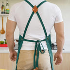 Aoomzoon Canvas Aprons for Men Chef Apron, Work Apron - 16oz Heavy Duty Cross - Image 3