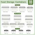 KEMETHY 36-Piece Food Storage Containers - Image 2
