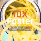 Cheese Grater Hand Crank, Rotary Cheese Shredder - Image 2