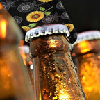 Sunflowers Stainless Steel Bottle Opener Vibrant Yellow Watercolor Flower - Image 4