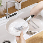 Amazer Dish Brush with Handle, 2 Pack Kitchen Scrub Brushes - Image 8