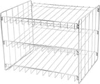 Kitchen Details 3 Tier Can Organizer | Chrome Steel Canned Food Storage Rack | - Image 3