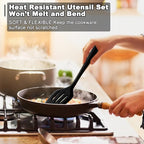 E-far 10 Pieces Silicone Cooking Utensils Set, Heat Resistant Kitchen Utensil - Image 5