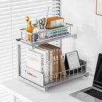 Under Sink Organizer, Heavy Duty Metal Pull Out Cabinet Organizer Slide Out - Image 8