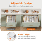 Lifewit Utensil Organizer for Kitchen Drawers, Expandable Cooking Utensil Tray - Image 4