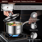 GEDO Food-Grade 316L Stainless Steel Sauce Pan - Image 4