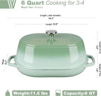 VORRINGARD Enameled Cast Iron Dutch Oven Pot - Image 2