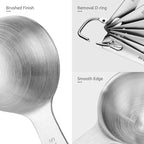 U-Taste 18/8 Stainless Steel Measuring Spoons Set: 7 Piece - Image 6