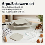 Amazon Basics Glass Baking Dishes - Image 2