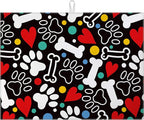Dog Paw Bone Dish Drying Mat for Kitchen Counter Drying Pad Absorbent by MOUNTANLLY