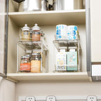 Yieach 4 Pack Under Sink Organizers and Storage, Two Tier Pull Out Cabinet - Image 9