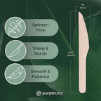Wooden Disposable Knives - Image 4
