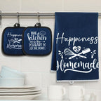 Sratte 6 Pcs Kitchen Decor Accessories Set Farmhouse Towels Pot Holders Oven - Image 2