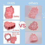 8 Piece Unicorn Cookie Cutter Set - Image 6