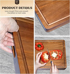 Large Acacia Wood Cutting Board - Image 5