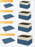 BALEINE 4 Pack Fabric Closet Storage Bins - Image 2