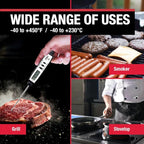 CDN Waterproof Digital Cooking Thermometer Instant Read 2.75" Stainless - Image 4