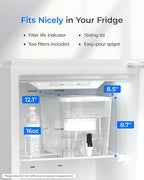 Waterdrop WFD-22L-DF Water Filter Dispenser, 40-Cup Water Purifier, 2 Built-in - Image 4