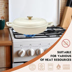 Overmont Enameled Cast Iron Dutch Oven - Image 7