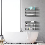 AULEDIO 2 Pack Spice Rack Organizer, 3 Tier Counter-top Stand or Wall Mounted - Image 7