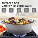 5.5 Quart Oval Enameled Cast Iron Dutch Oven Pot - Image 6
