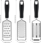 Cheese Grater, Sopito 3 Packs Stainless Steel Lemon Zester Grater - Image 7