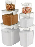 Progressive ProKeeper Baker's Airtight Kitchen Storage Canister Container Set - Image 2