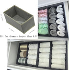 Bructhun Sock Drawer Organizer 3 Pack - Image 4