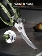 Poultry Shears, Heavy Duty Kitchen Shears - Image 6