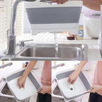 Foldable Sink Vegetable Fruit Bowl Dish Washing Storage Basin Basket, Portable - Image 7