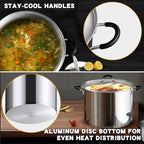Cook N Home Stainless Steel Stock Pot - Image 5