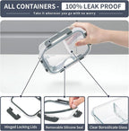 GULFLIN 2 & 3 Compartment Meal Prep Containers - Image 3