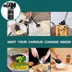 Silicone Cooking Utensil Set, Umite Chef 15pcs Silicone Cooking Kitchen - Image 6