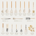 CAROTE 22pcs Silicone Cooking Utensils Set, 446°F Heat Resistant Kitchen - Image 2