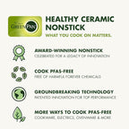 GreenPan Hybrid 8” Nonstick Stainless Steel Frying Pan, APEX Tri-Ply Thermobond - Image 9