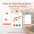 Wireless Bluetooth Meat Thermometer Digital, Smart AI Powered Cooking Thermomer - Image 4