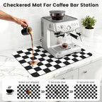 12" x 20" Checkered Dish Drying Mat - Image 3