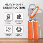 Zulay Kitchen Heavy Duty Stainless Steel Can Opener Manual - Image 3