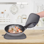 Hovico 2PCS Silicone Pot Holders, Oven Mitts Heat Resistant Hot Pads - Image 6