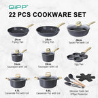 GiPP Ceramic Pots and Pans Set Non Stick - Image 2