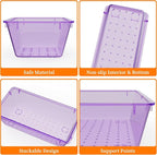 StorMiracle 32 PCS Clear Plastic Drawer Organizer Set, 4-Size vanity organizer - Image 2