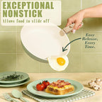 Umite Chef Non Stick Pots and Pans Set, Nonstick Healthy Induction Cookware - Image 4