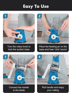 Geedel Rotary Cheese Grater Cheese Shredder - Image 7