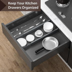 4 PCS Drawer Divider, Expandable Separators - Image 4